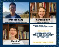 2020 Undergraduate TAs of the Year