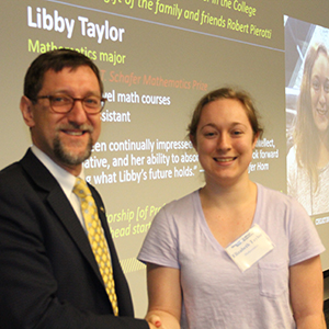 Libby Taylor with Dean Goldbart (Photo by Renay San Miguel)