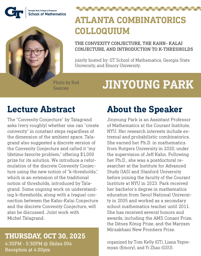 Poster of Jinyoung Park - Photo by Rod Searcey