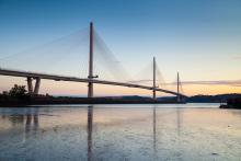 Queensferry Crossing from Port Edgar Maria (Credit: Transport Scotland)