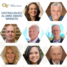 Congratulations to our 2025 Distinguished Alumni: Margaret Beier, Ph.D.; Rutt Bridges; Frank Cullen, Ph.D.; Jack McCallum, M.D., Ph.D.; Nathan Meehan, Ph.D., P.E.; Kelly Sepcic Pfeil, Ph.D.; Kristel Topping, Ph.D.; John Sutherland, Ph.D. Congratulations to our 2025 Distinguished Alumni: Margaret Beier, Ph.D.; Rutt Bridges; Frank Cullen, Ph.D.; Jack McCallum, M.D., Ph.D.; Nathan Meehan, Ph.D., P.E.; Kelly Sepcic Pfeil, Ph.D.; Kristel Topping, Ph.D.; John Sutherland, Ph.D.