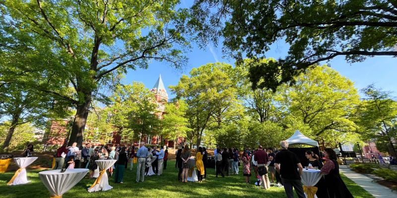 Harrison Square was the setting April 18 for the Spring Sciences Celebration of the College of Sciences. (Photo Jess Hunt-Ralston)